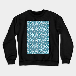 snowflakes pattern Crewneck Sweatshirt